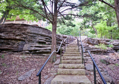 Lake House Stone Stairs